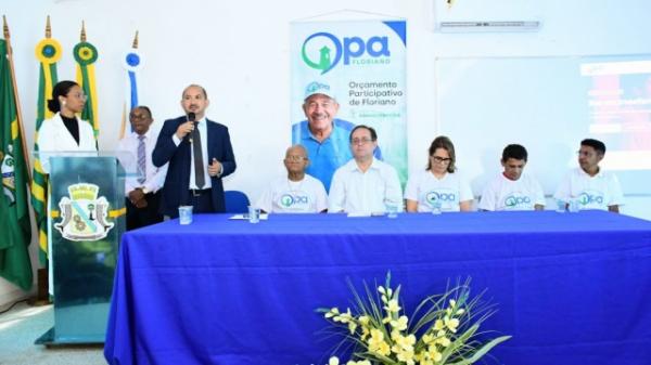 Poder Legislativo marca presen&ccedil;a no lan&ccedil;amento do Or&ccedil;amento Participativo de Floriano 2026.(Imagem:CMF)