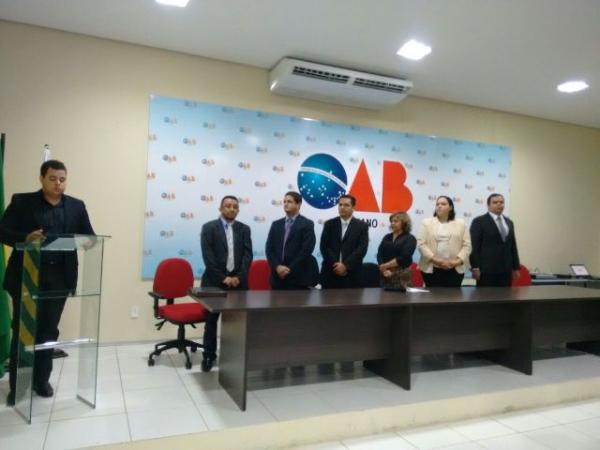 OAB Floriano empossa Comiss&otilde;es de Trabalho.(Imagem:OAB)