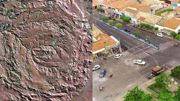 Cidade do Piauí abriga 2ª maior cratera criada por meteoro da América do Sul