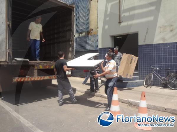 Secretaria da Fazenda de Floriano muda de endere&ccedil;o para reforma.(Imagem:FlorianoNews)