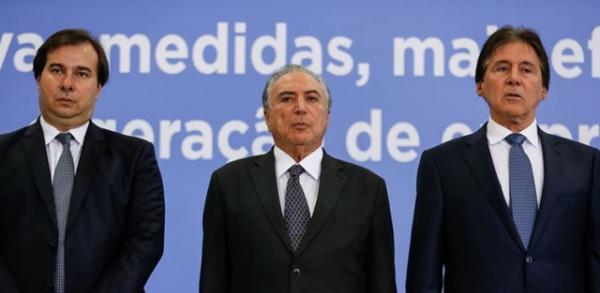 Temer diz que se cair, Maia e Eunicio serão os próximos.(Imagem:Divulgação)