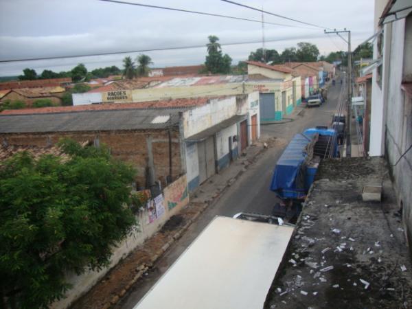 vista aeria da rua Clementino Ribeiro(Imagem:reda&ccedil;&atilde;o)