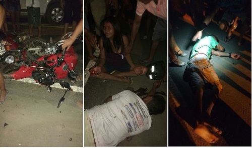 Colisão entre motos deixa dois feridos em Floriano