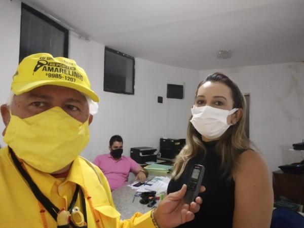 Prefeita de Bar&atilde;o de Graja&uacute;, Claudim&ecirc; Lima.(Imagem:FlorianoNews)