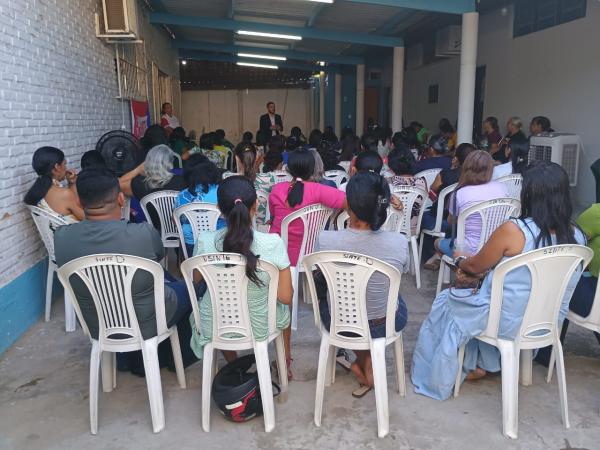Assembleia do SINTE Floriano discute hor&aacute;rio pedag&oacute;gico com secret&aacute;rios municipais(Imagem:FlorianoNews)