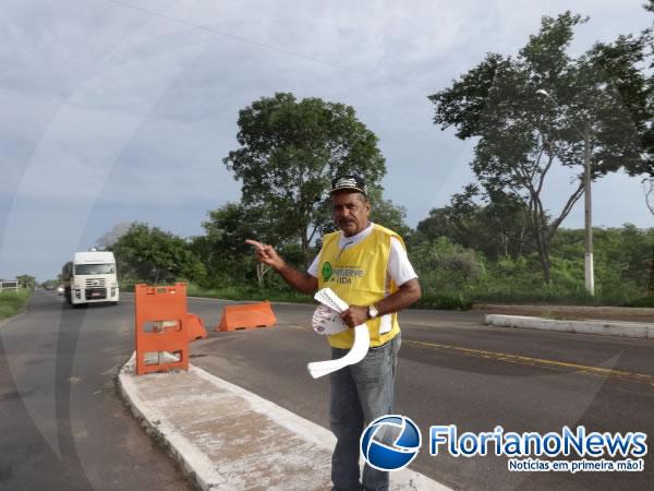Detran-PI realiza campanha de prevenção de acidentes no Carnaval de Floriano.(Imagem:FlorianoNews)