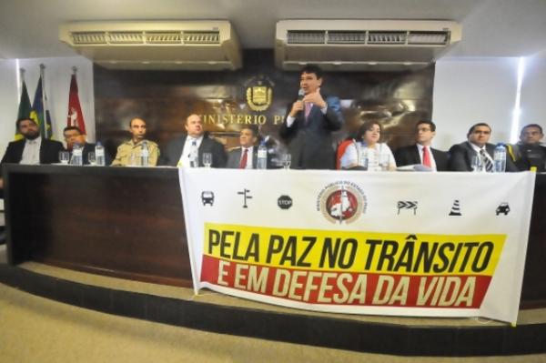 Lan&ccedil;amento da Campanha de Transito do Minist&eacute;rio Publico.(Imagem:Marcelo Cardoso)