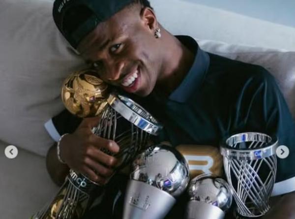 Vinicius Junior termina 2024 com cinco prêmios individuais; confira