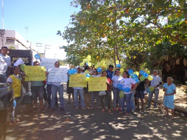 Agentes de Sa&uacute;de de Bar&atilde;o de Graja&uacute;. (Imagem:FlorianoNews)