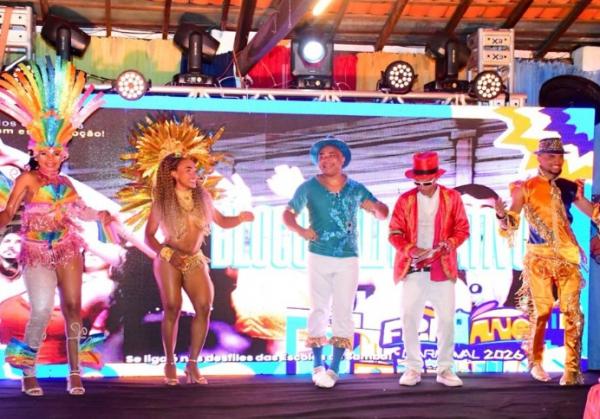  Pedro Henrique e Samara Martins s&atilde;o coroados Rei e Rainha do Carnaval 2026 em Floriano(Imagem:Secom)