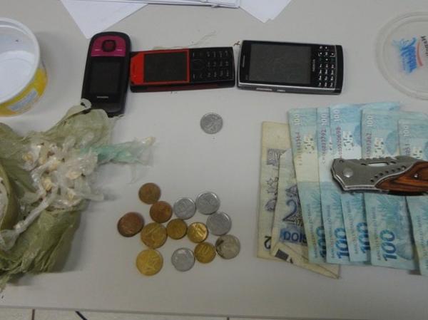 Polícia prende suspeito de tráfico de drogas em Água Branca.(Imagem:Gil Oliveira/ G1)