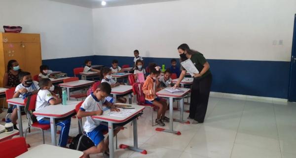 Seman realiza palestra em escolas municipais sobre a Semana da Água. (Imagem:Secom)