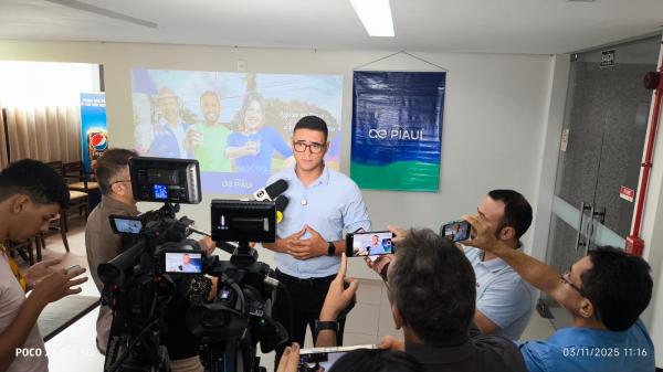 Brenner Oliveira, gerente regional da &Aacute;guas do Piau&iacute;.(Imagem:Ascom)
