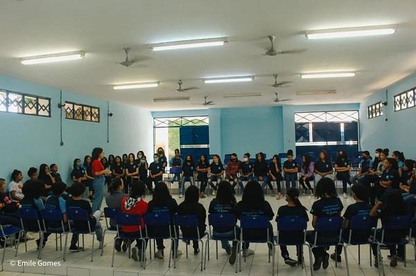  Projeto de combate &agrave; pobreza menstrual capacita mulheres para produ&ccedil;&atilde;o de absorventes ecol&oacute;gicos em Teresina.(Imagem:Emile Gomes/Reprodu&ccedil;&atilde;o )