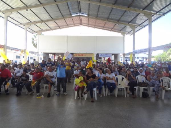 Homologada em conven&ccedil;&atilde;o a candidatura de Gilberto Jr e Salom&atilde;o Holanda.(Imagem:FlorianoNews)
