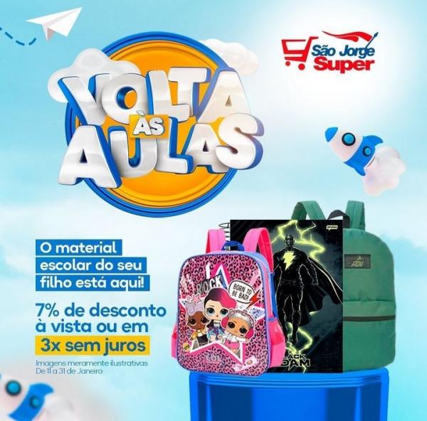 Volte às aulas com as ofertas do São Jorge Super