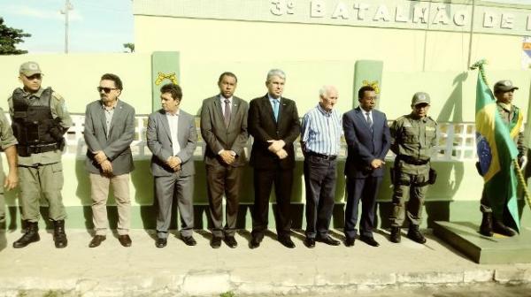 Major Inaldo Barros &eacute; empossado como Comandante do 3&deg; BPM de Floriano.(Imagem:FlorianoNews)