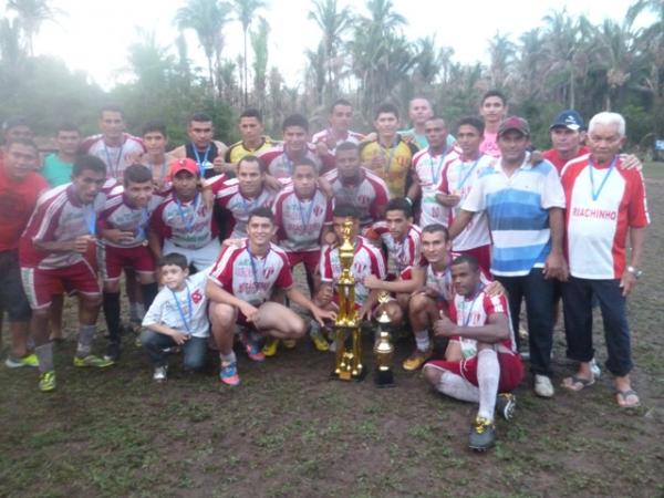 Riachinho, time campe&atilde;o.(Imagem:O Quarto Poder)