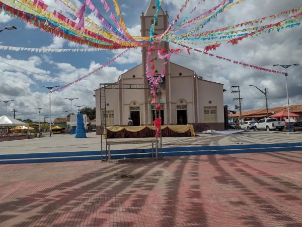 Igreja de Santo Ant&ocirc;nio, em Bar&atilde;o de Graja&uacute;(Imagem:FlorianoNews)