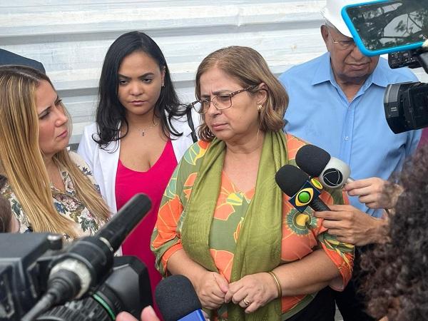 Ministra da Mulher visita obras da Casa da Mulher Brasileira em Teresina