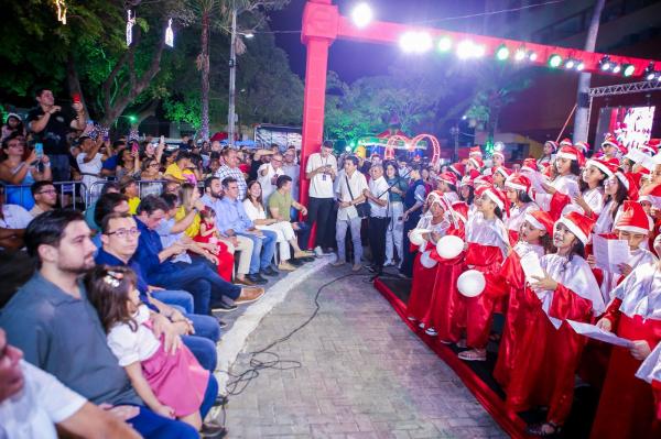 Ciro Nogueira deseja Feliz Natal a todos os piauienses durante solenidade em Parnaíba(Imagem:Ascom)
