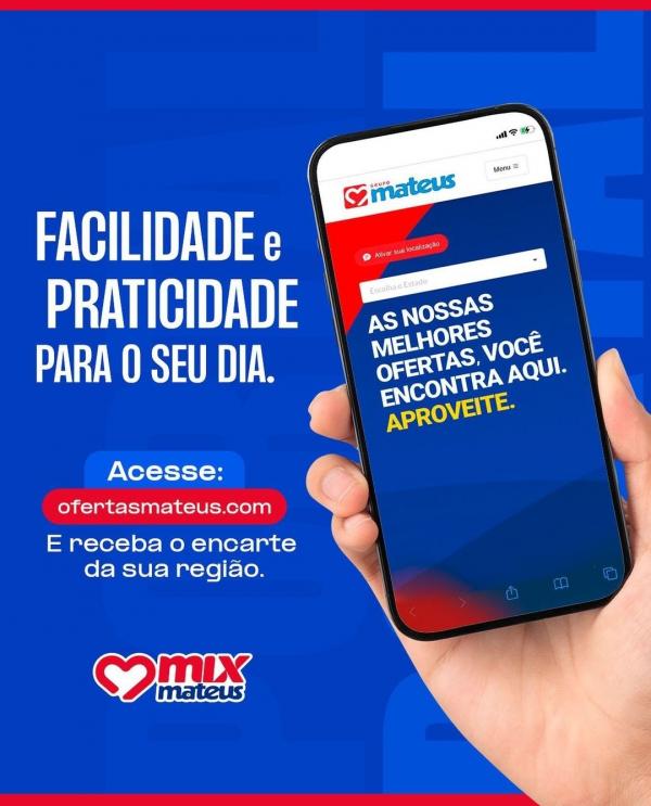 Aproveite as melhores ofertas com o Portal de Ofertas do Mix Mateus