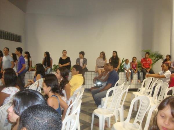 Lan&ccedil;amento do Selo da Escola. (Imagem:FlorianoNews)