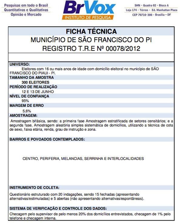 BrVox em S&atilde;o Francisco do PI(Imagem:Instituto de pesquisa BrVox)