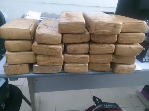 Polícia Militar apreende 21,8 Kg de maconha vindo de São Paulo para Floriano