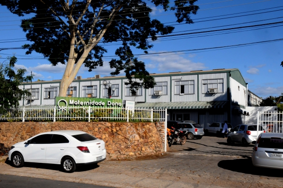 Goteiras alagam sala da Maternidade Evangelina Rosa
