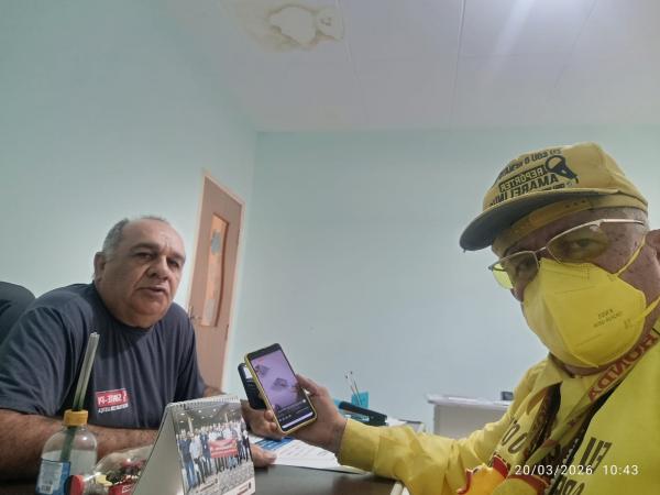 Oberdan Siqueira, presidente do SINTE Regional de Floriano.(Imagem:FlorianoNews)