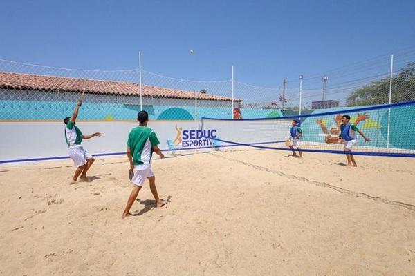 Seduc Esportiva - Beach t&ecirc;nis(Imagem:Reprodu&ccedil;&atilde;o)