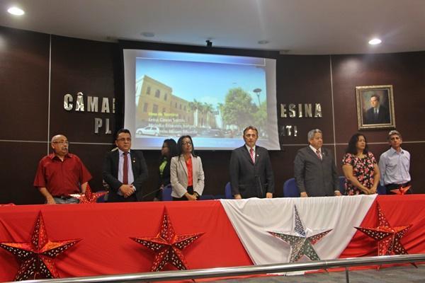 Câmara de Teresina realiza sessão solene em comemoração aos 35 anos do PT