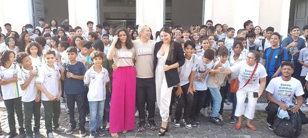 Alunos da Rede Estadual participam da exibi&ccedil;&atilde;o de filme piauiense sobre a Batalha do Jenipapo. (Imagem:Divulga&ccedil;&atilde;o)