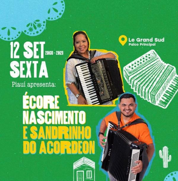 Piauí leva o forró de raiz ao palco de festival internacional em Lille, na França, nesta sexta (12)
