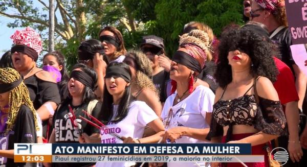 Piauí registra 27 feminicídios e ato em Teresina pede o fim da violência contra a mulher