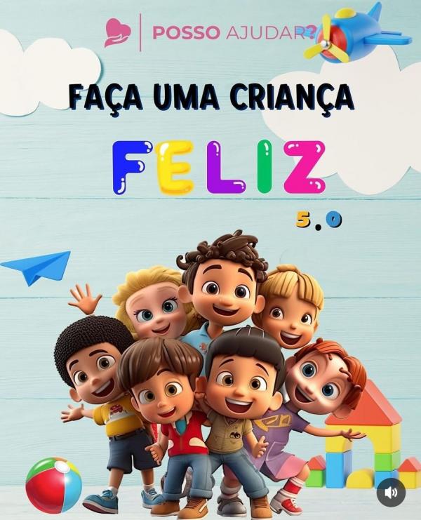 ONG Posso Ajudar? lança 5ª edição do Projeto "Faça uma Criança Feliz" em Floriano