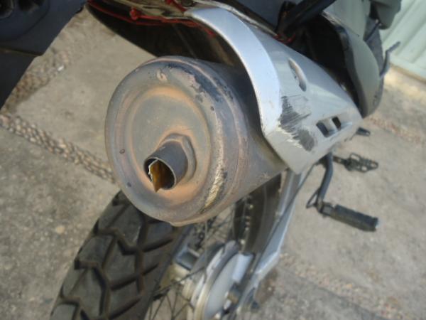 Pol&iacute;cia recupera motocicleta com placa adulterada em Floriano.(Imagem:FlorianoNews)