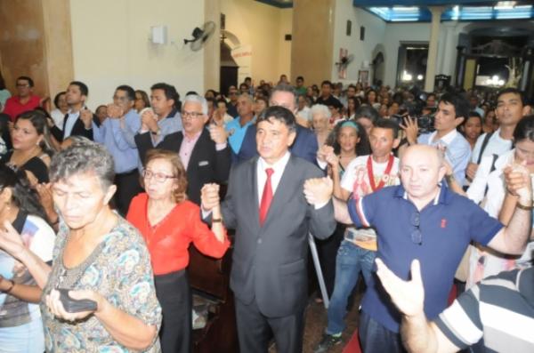 Missa de apresenta&ccedil;&atilde;o e acolhida do novo bispo coadjutor de Parnaiba, Dom Juarez de Sousa da Silva.(Imagem:Paulo Barros)
