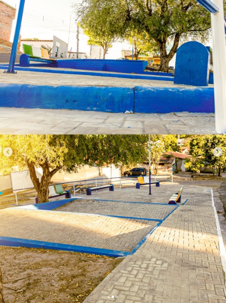 Prefeitura de Barão de Grajaú revitaliza pracinha e garante mais qualidade de vida à população