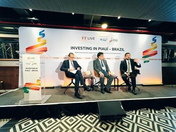 Em evento organizado pelo Financial Times, Rafael Fonteles destacou a import&acirc;ncia de apresentar mundialmente as potencialidades do Piau&iacute;.(Imagem:Reprodu&ccedil;&atilde;o)