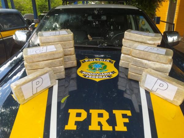 PRF em Picos (PI) apreende 20 Kg de cocaína avaliados em mais de R$ 2,4 milhões