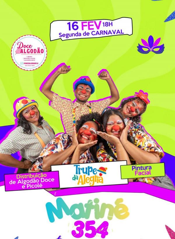 354 Pizzaria e Hamburgueria promove matinê carnavalesca especial em Floriano