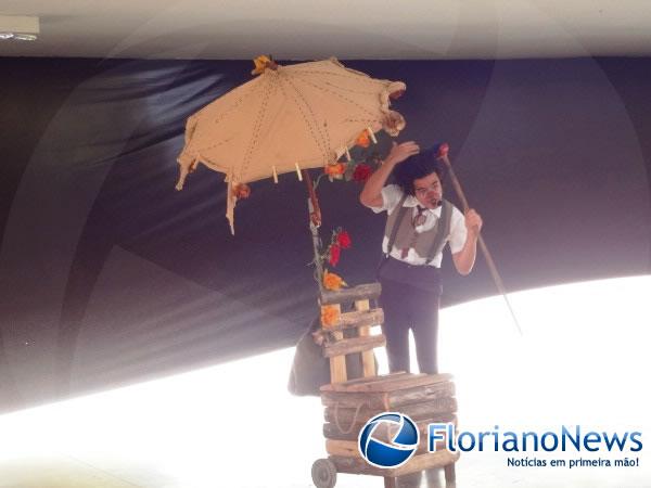 Palco Giratório apresentou espetáculo ?La Perseguida? em Floriano.(Imagem:FlorianoNews)