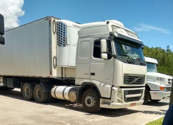Caminh&atilde;o da Empresa Morais Transportes &eacute; roubado em Sergipe.(Imagem:Arquivo Pessoal)