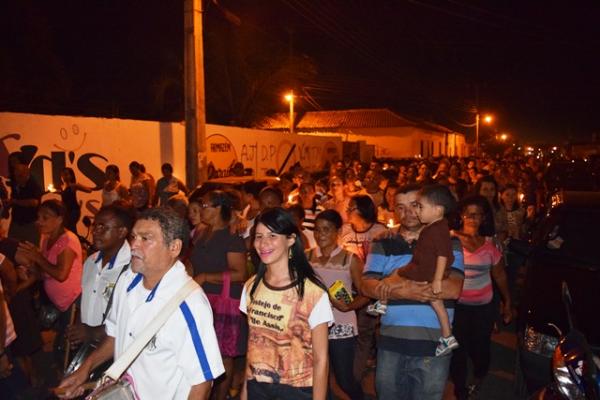 Prefeito Gilberto J&uacute;nior participou da festa religiosa.(Imagem:Secom)