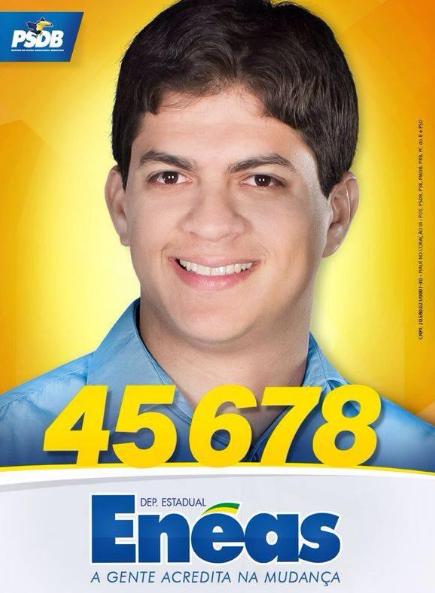 Agenda do candidato Enéas Maia deste sábado não foi informada