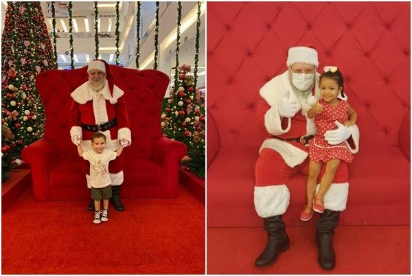 Magia do Natal: famílias criam laços afetivos e crianças esperam pela visita do Papai Noel