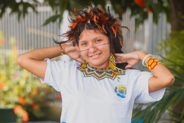 Escola indígena Oka Ka Inaminanoko realiza Gincana Cultural sobre povos originários nesta quinta (11)(Imagem:Letícia Santos)