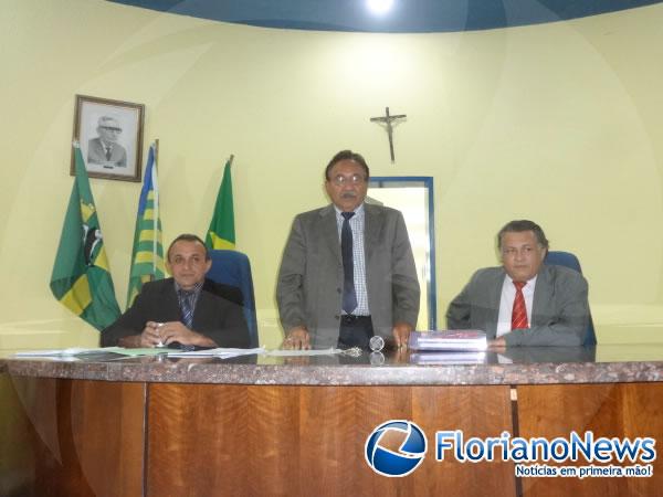 Vereadores: Fl&aacute;vio Henrique, Manoel Simpl&iacute;cio e Carlos Ant&ocirc;nio.(Imagem:FlorianoNews)
